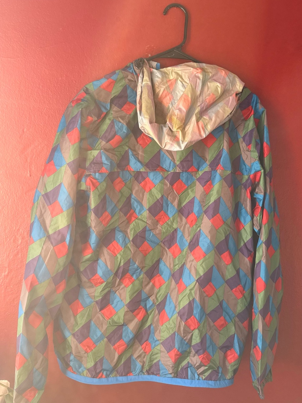 K-Way Men's Multicolor Patterned Packable Jacket - Picture 4 of 6
